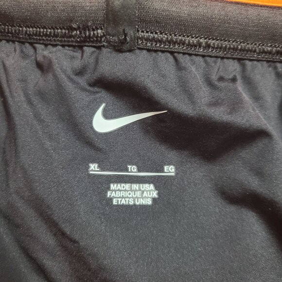 NEW Nike Pro Elite 2" Brief-Lined Running Shorts DA2943-014 Size XL Black Orange - Picture 3 of 4